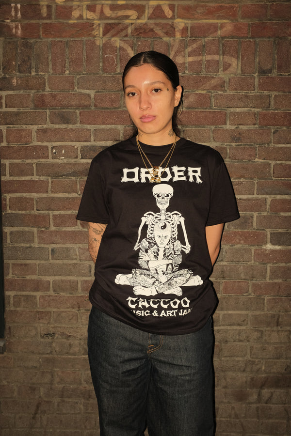 Black Order Tattoo, Music &amp; Art Jam Line-Up Tee